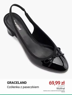 Czółenka z paseczkiem Graceland promocja w Deichmann
