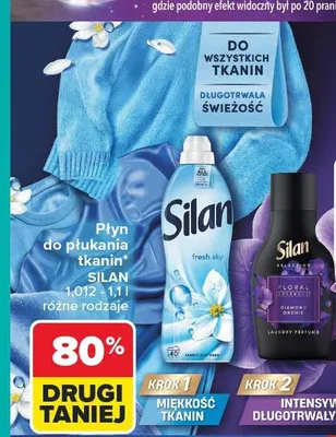 Płyn do płukania tkanin Silan Fresh Sky promocja w Carrefour