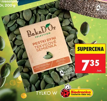 Pestki dyni łuskane 200 g promocja w Biedronka