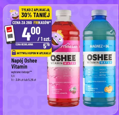 Napój Oshee Vitamin Water promocja w POLOmarket