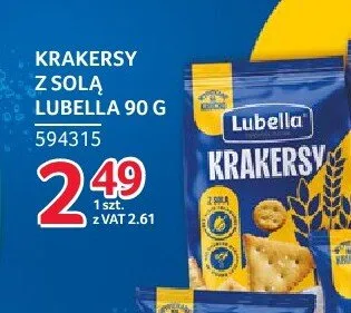 Krakersy z solą Lubella promocja w Selgros