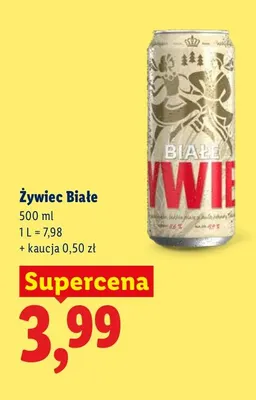 Piwo Żywiec Białe promocja w Lidl