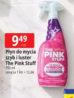 Płyn do mycia szyb i luster The Pink Stuff promocja w Leclerc