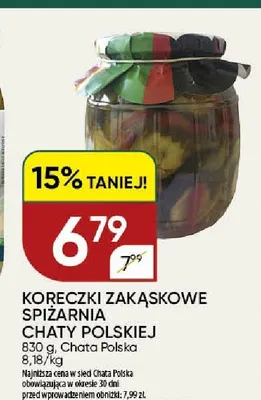 Koreczki zakąskowe Spiżarnia Chaty Polskiej promocja w Chata Polska
