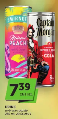 Drink Captain Morgan Original Spiced Gold & Cola promocja w ABC