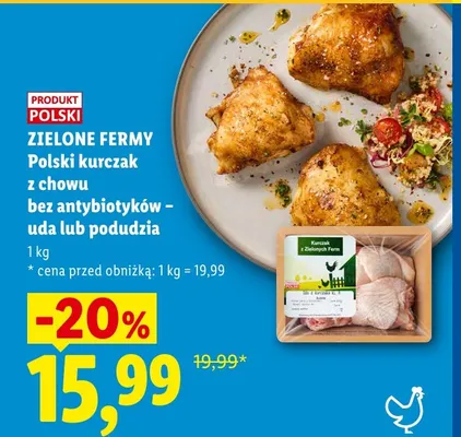 Uda z kurczaka polskie Zielone Fermy promocja w Lidl