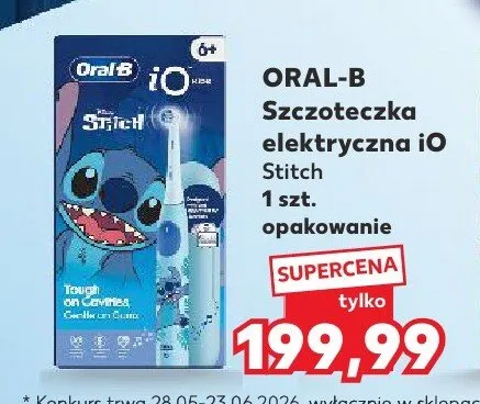 Szczoteczka elektryczna iO Stitch ORAL-B promocja w Kaufland