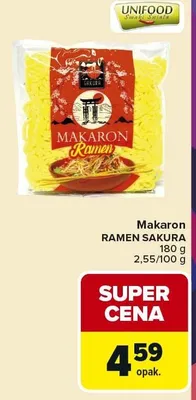 Makaron Ramen Sakura promocja w Carrefour Market