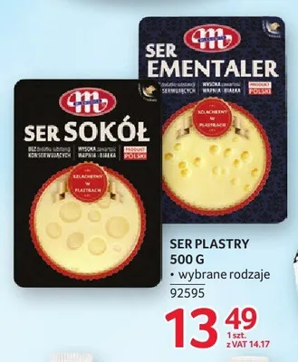 Ser plastry Mlekovita promocja w Selgros
