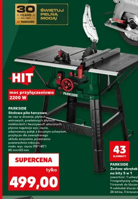 Stołowa piła tarczowa Parkside promocja w Kaufland