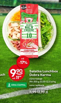 Sałatka Lunchbox Dobra Karma promocja w Żabka