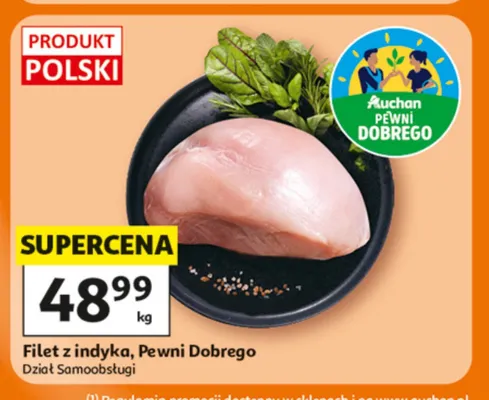 Filet z indyka Pewni Dobrego promocja w Auchan