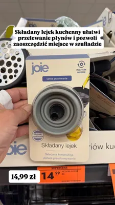 Składany lejek kuchenny Joie promocja w Biedronka