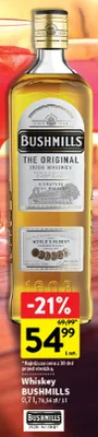 Whiskey Bushmills The Original promocja w Intermarche