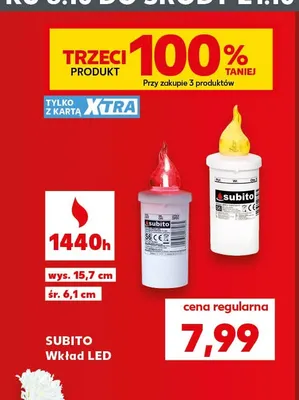 Wkład LED Subito promocja w Kaufland