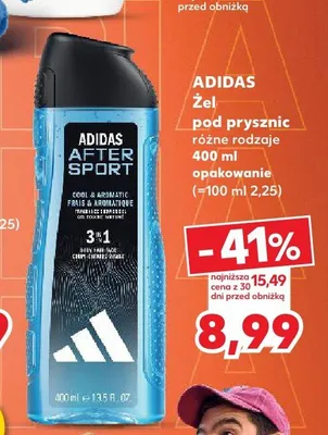 Żel pod prysznic Adidas After Sport promocja w Kaufland
