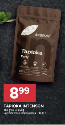 Tapioka Intenson promocja w Stokrotka