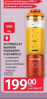 Blender przenośny Nutribullet Flex NBP013 promocja w Selgros