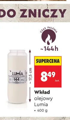 Wkład olejowy Lumia promocja w Biedronka