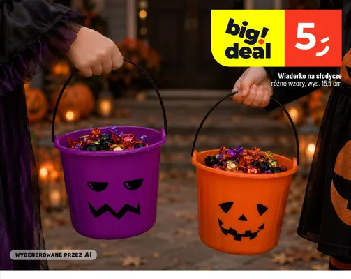 Wiaderko na słodycze promocja w Dealz