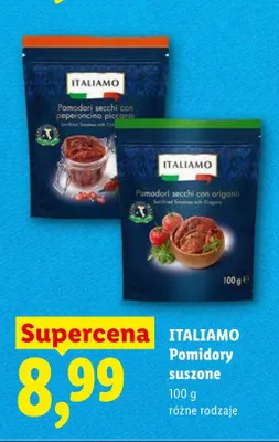Pomidory suszone z peperoncino piccante ITALIAMO promocja w Lidl