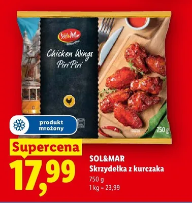 Skrzydełka z kurczaka Chicken Wings Piri Piri Sol&Mar promocja w Lidl