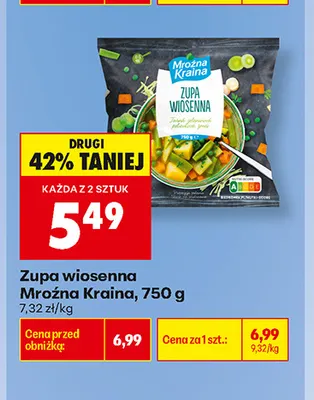 Zupa wiosenna Mroźna Kraina promocja w Biedronka