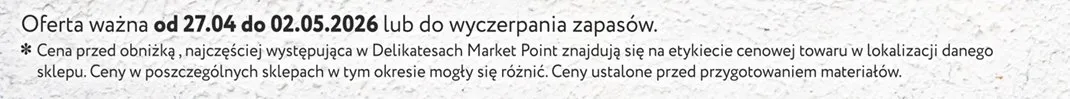 Gazetka, strona 3 promocja w Market Point