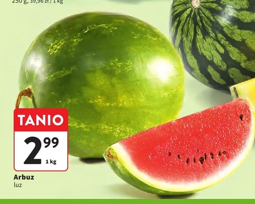 Arbuz luz promocja w Intermarche
