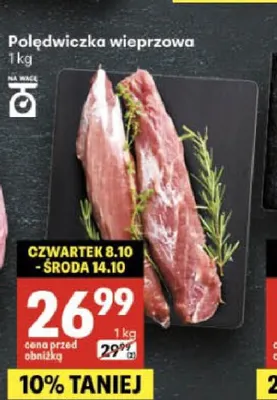 Polędwiczka wieprzowa promocja w Delikatesy Centrum