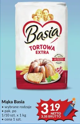 Mąka Basia wybrane rodzaje promocja w Makro