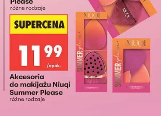 Akcesoria do makijażu Niuqi Summer Please promocja w Biedronka