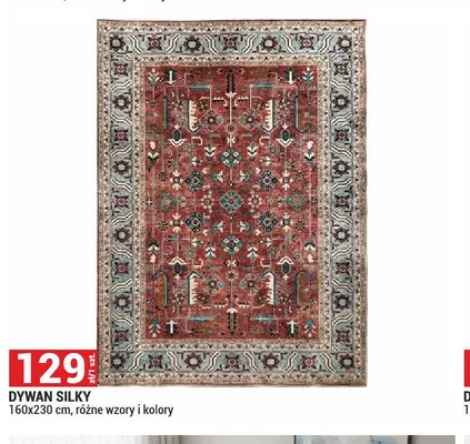 Dywan Silky 160x230 cm promocja w Merkury Market
