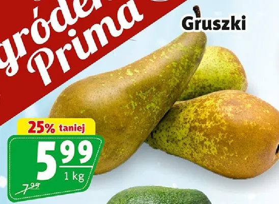 Gruszki promocja w Prim Market