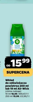 Wkład do odświeżacza powietrza Air Wick 250 ml promocja w Netto