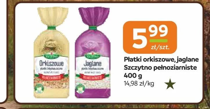 Płatki jaglane Szczytno pełnoziarniste promocja w Społem Częstochowa