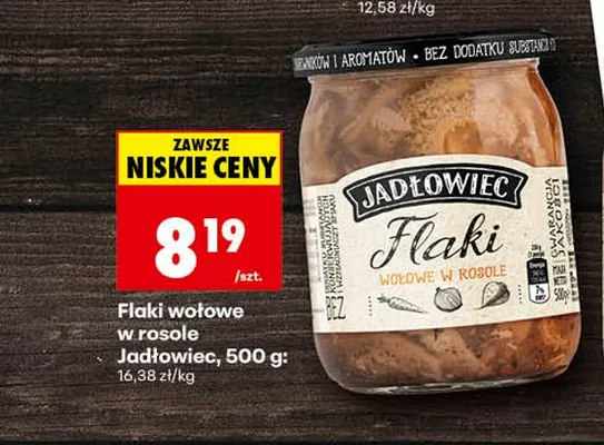 Flaki wołowe w rosole Jadłowiec promocja w Biedronka