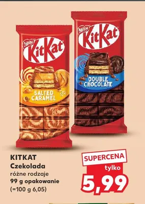 Czekolada KitKat Salted Caramel promocja w Kaufland