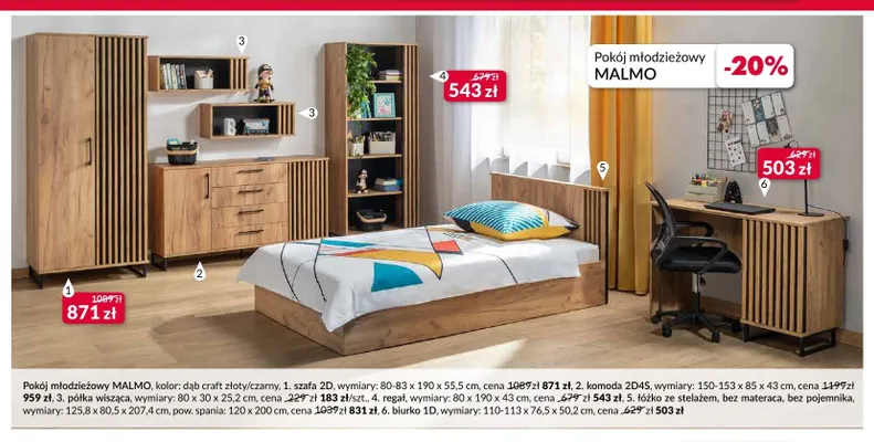 Regał Agata Malmo promocja w Salony Agata