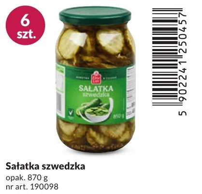 Sałatka szwedzka promocja w Makro