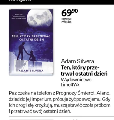 Książka Ten, który przetrwał ostatni dzień promocja w Empik