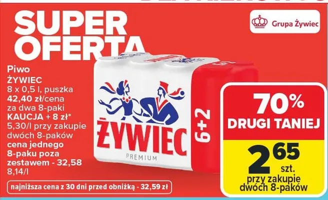 Piwo promocja w Carrefour