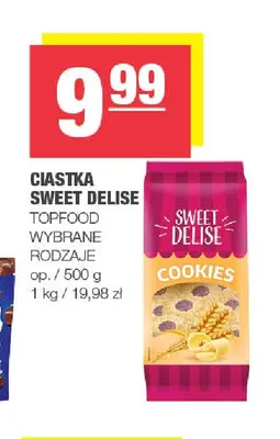 Ciastka Sweet Delise Cookies promocja w SPAR