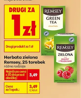 Herbata zielona różne rodzaje promocja w Biedronka