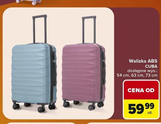 Walizka ABS Cuba promocja w Carrefour