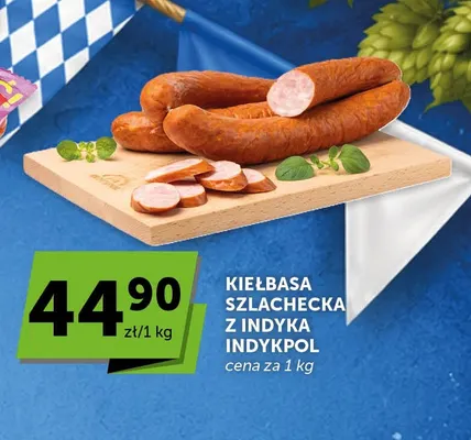 Kiełbasa szlachecka z indyka Indykpol promocja w Groszek