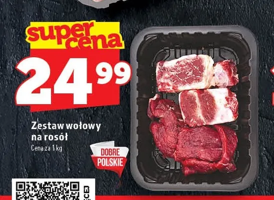 Zestaw wołowy na rosół promocja w TOPAZ