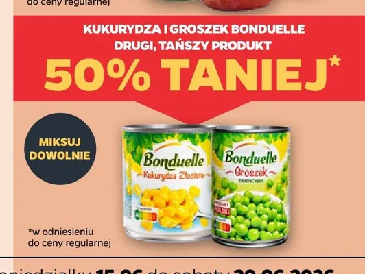 Kukurydza złocista Bonduelle promocja w Netto