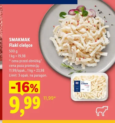 Flaki cielęce Smakmak promocja w Lidl