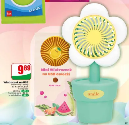 Wiatraczek na USB promocja w Dino